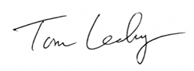 Tom Leahy signature
