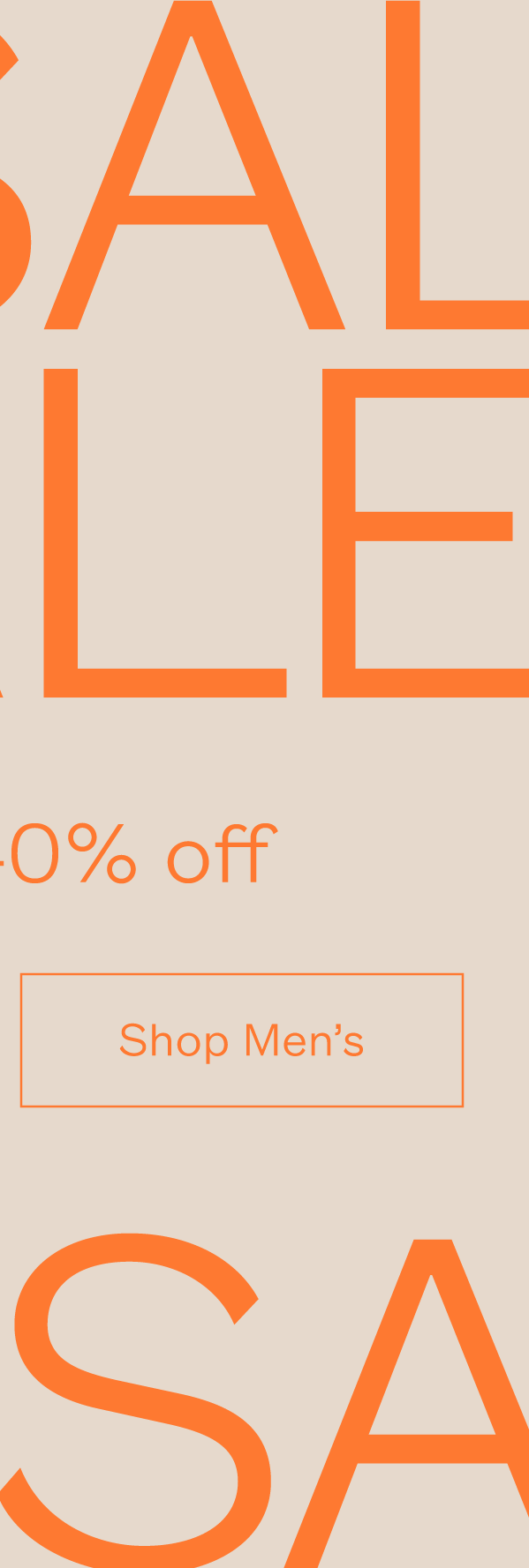 Sale on now: up to 40% off. Shop men''s