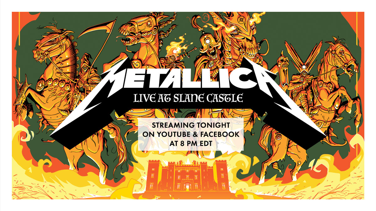 Watch Metallica Live at Slane Castle Tonight at 8 PM EDT!