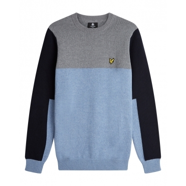 Lyle & Scott Colourblock Mens Crew