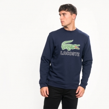 Lacoste Mens Logo Print Sweatshirt SH6382-00
