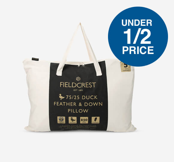 fieldcrest-7525-duck-down-pillow