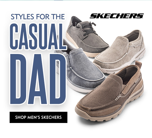 Styles for the casual dad. Shop Men''s Skechers 