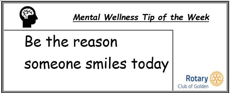 Be the reason someone smiles