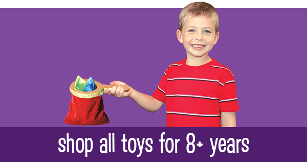 shop all toys for 8+ years