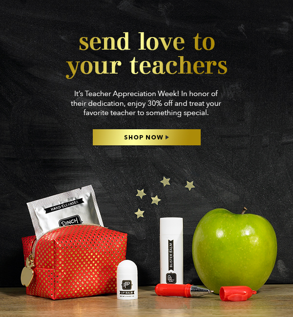 Send Love To Your Teachers with 30% Off