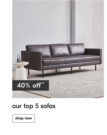 our top 5 sofas
