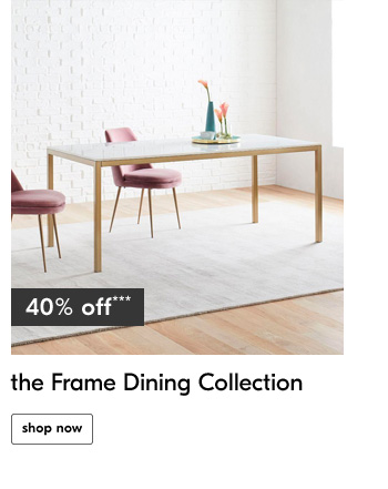 the Frame Dining Collection