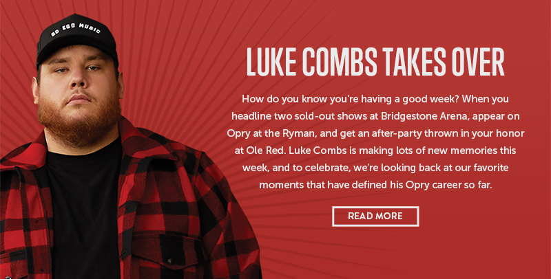 Luke Combs Takes Over