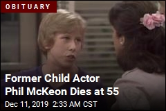 Former Child Actor Phil McKeon Dies at 55