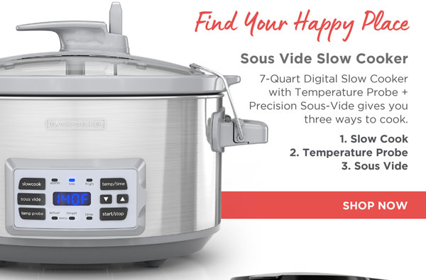 Expand the dinner menu. Sous Vide Slow cooker to sous vide, slow cook and temperature probe. Shop now!