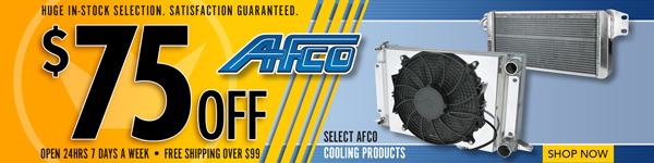 Save Up To $75 on Select AFCO Cooling Shrouds with Fans, Heat Exchangers, and Radiators