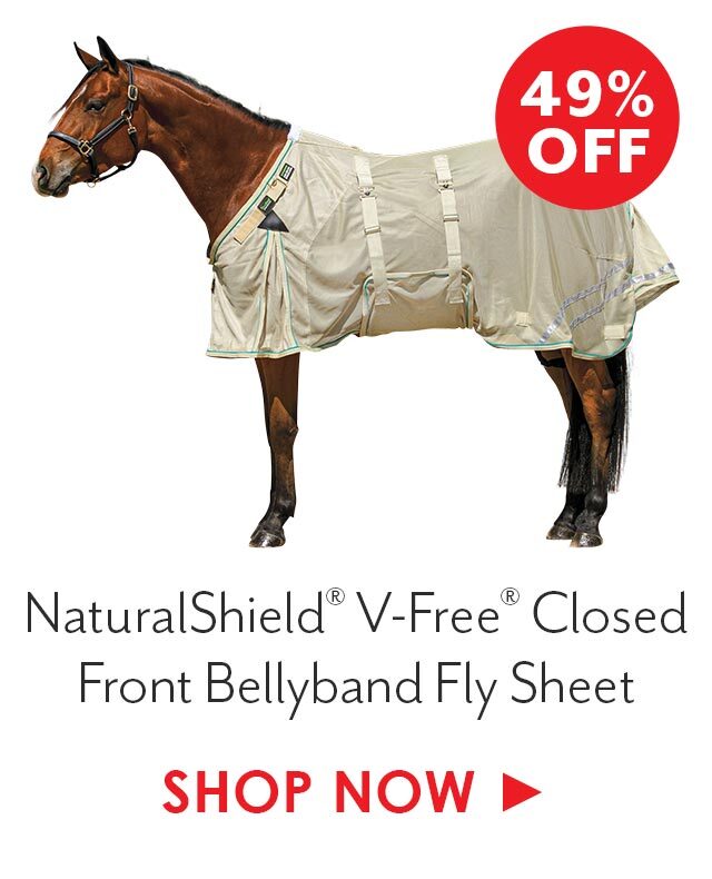 NaturalShield? Fitted V-Free? Closed Front Bellyband Fly Sheet