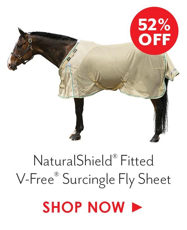 NaturalShield? Fitted V-Free? Surcingle Fly Sheet