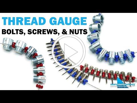 Thread Gauges for Measuring Sizes of Screws, Nuts, &amp; Bolts | Fasteners 101