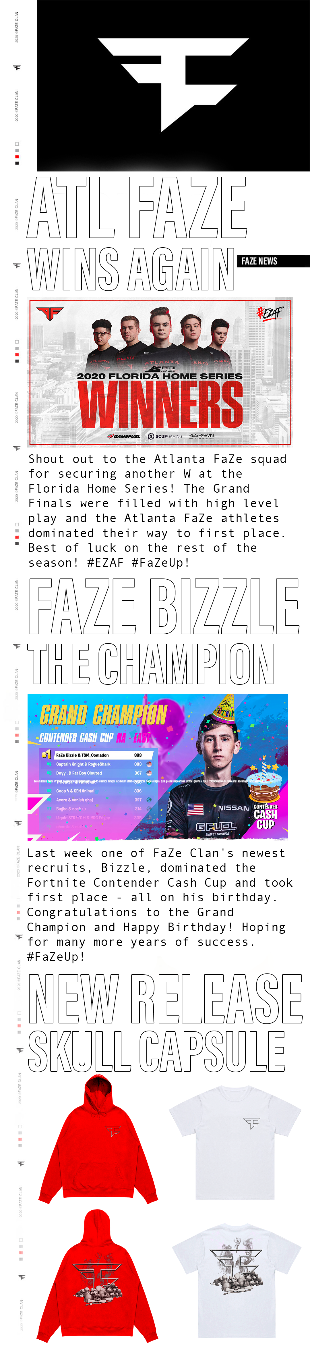 FaZe Clan Newsletter