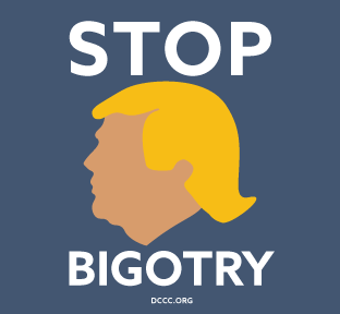 Get your "Stop Bigotry" sticker today!