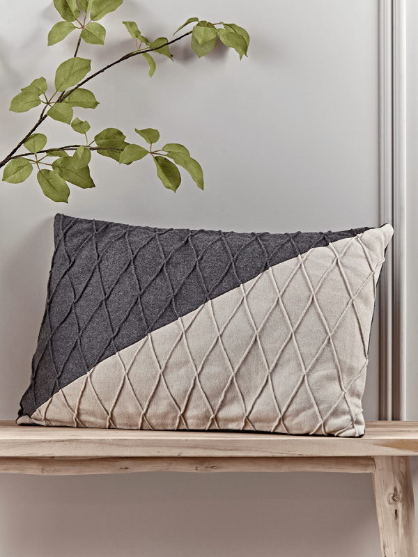 NEW Textured Diagonal Cushion