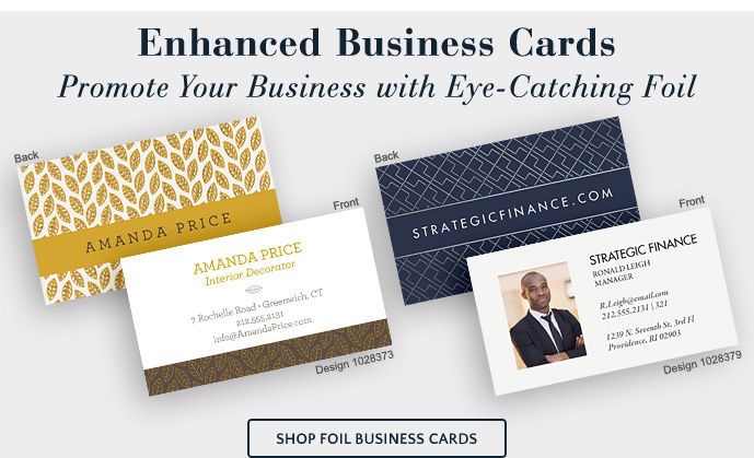 Browse Enhanced Business Cards