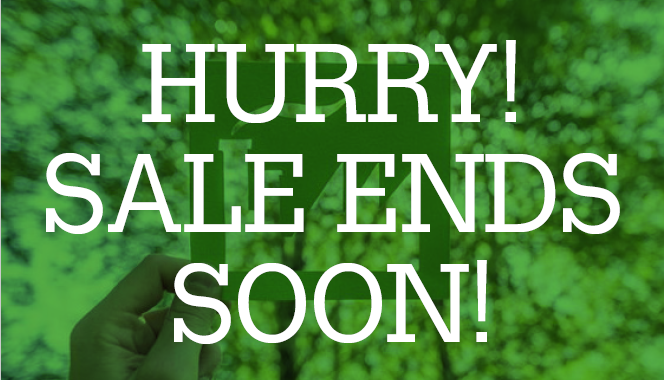 GREAT NEWS: we''re extending our sale into May