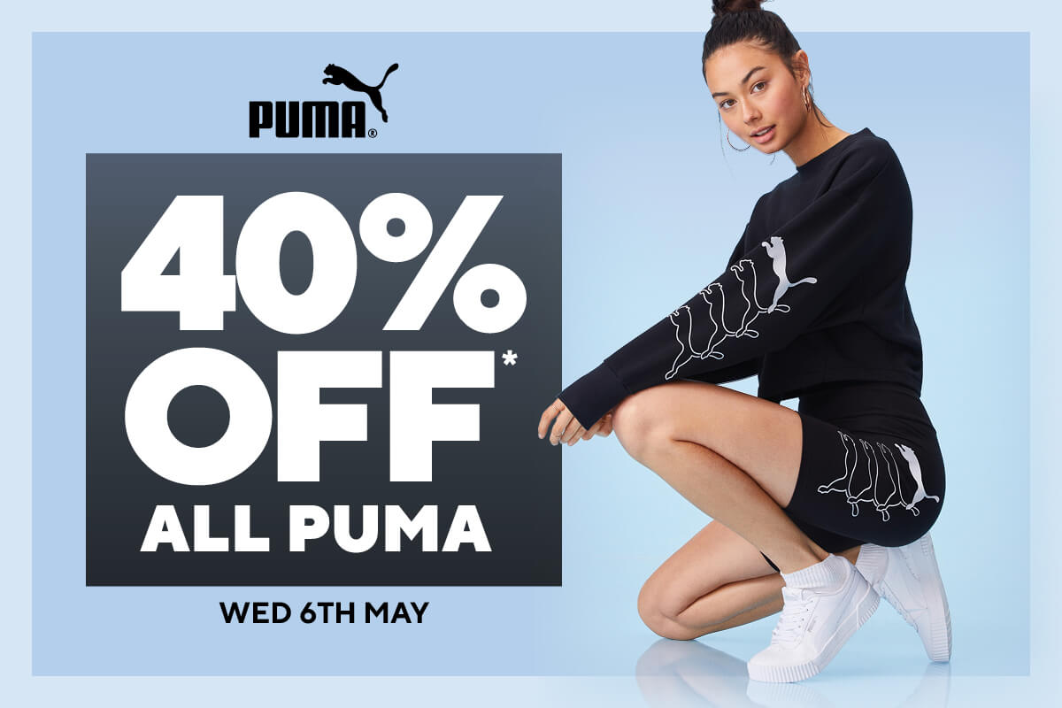 40% off all puma