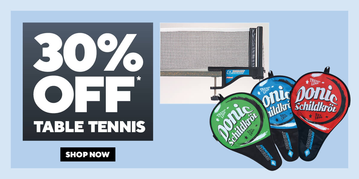 30% off table tennis