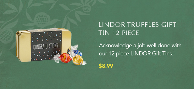 LINDOR Truffles Gift Tin 12 Piece