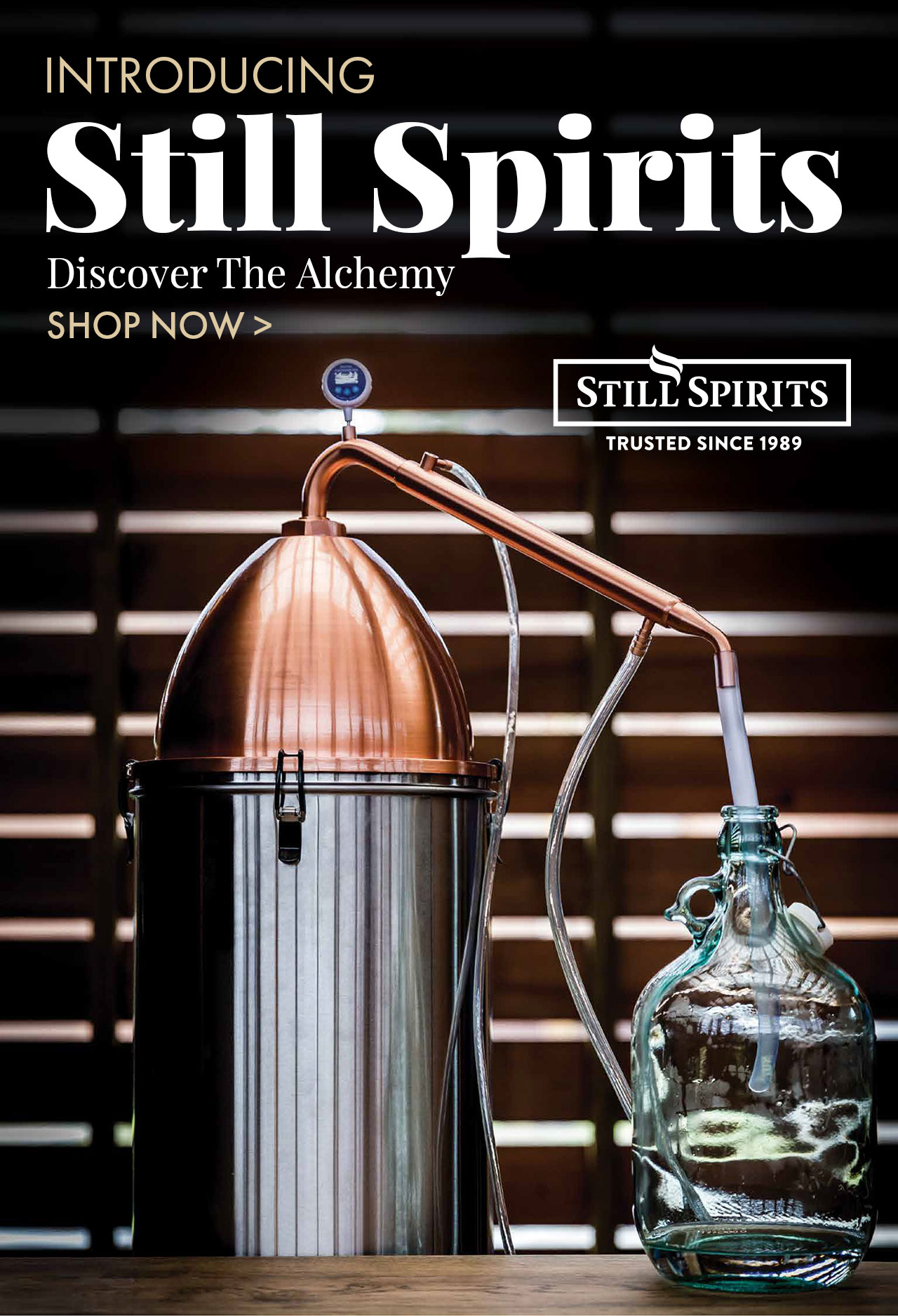 Let's Get Distilling. Still Spirits Home-Distilling is waiting for you! 