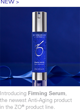 NEW ›  Introducing Firmin Serum, the newest Anti-Aging product in the ZO® product line.