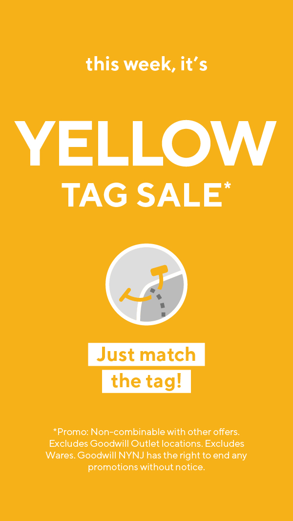 YELLOW TAG SALE