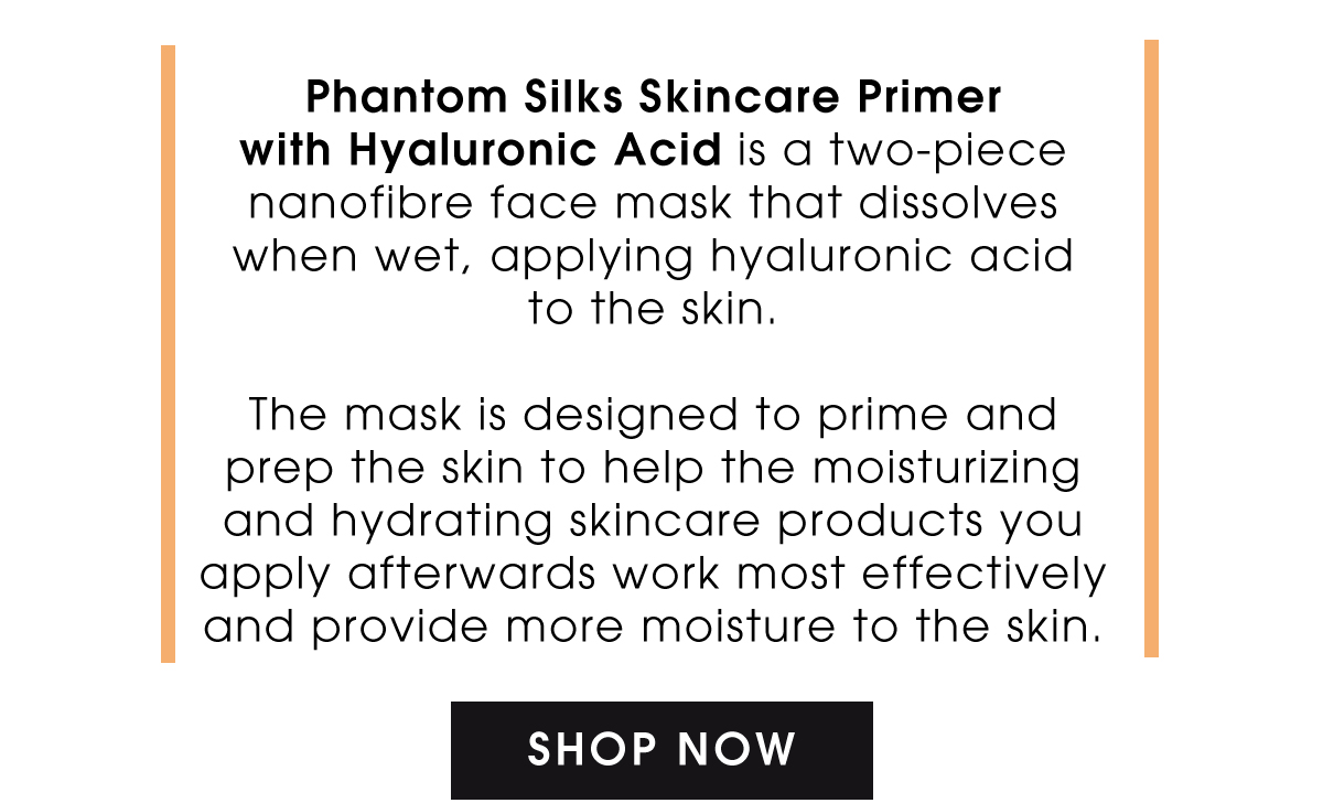 This mask is designed to prime and prep the skin to help the moisturizing and hydrating skincare products you apply afterwards most effectively and provide more moisture to the skin. | Shop Now