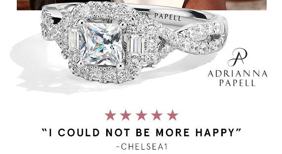 Adrianna Papell Diamond Engagement Ring