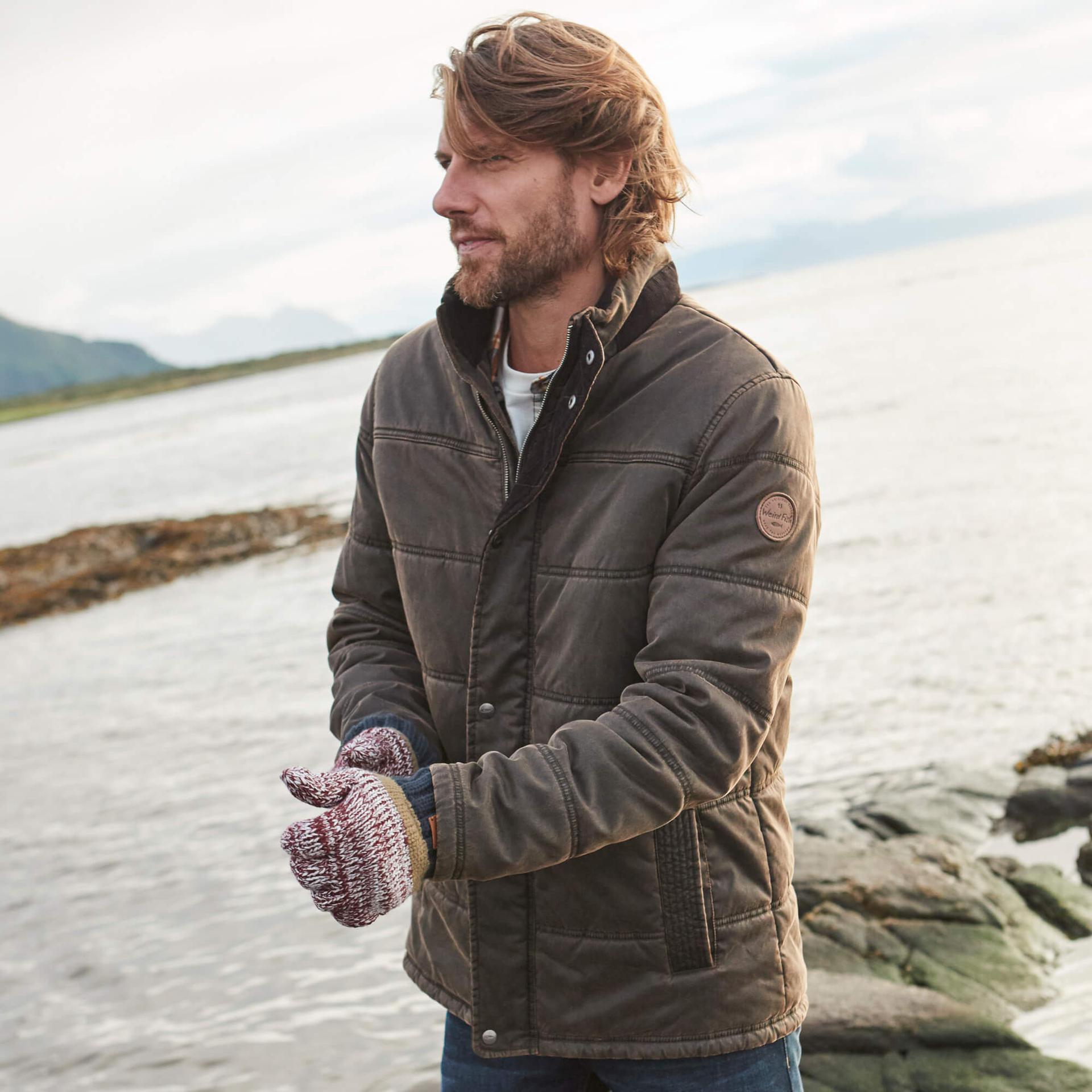 Manuel Wadded Jacket Bark