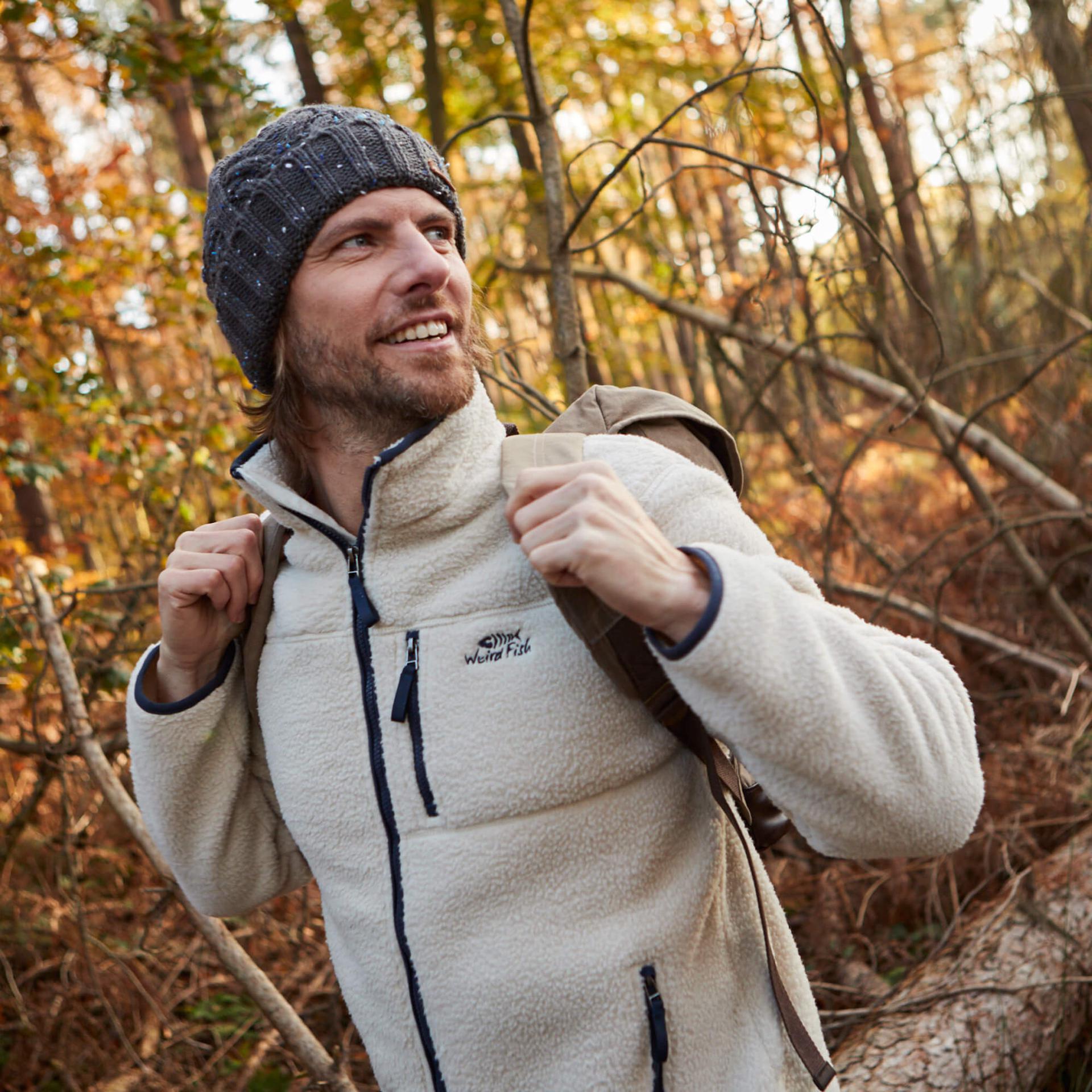 Rockie Borg Fleece Jacket Ecru