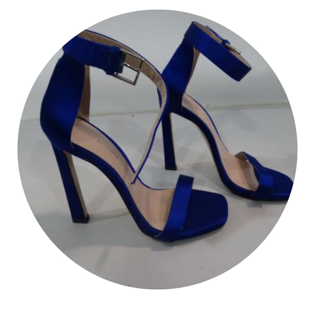 Stuart Weitzman Blue 4.5" Heels Shoes Size 6