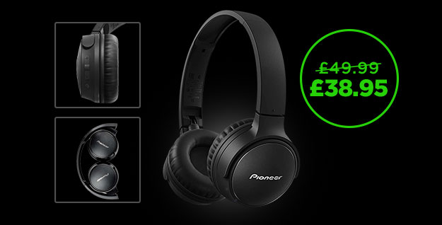 Pioneer S3 Wireless Stereo Headphones - Only ?38.95