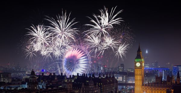 Christmas Eve and New Year's Eve in London