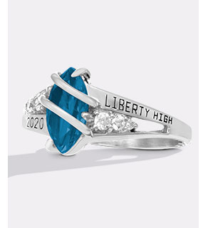 Seaswirl Ladies'' Class Ring