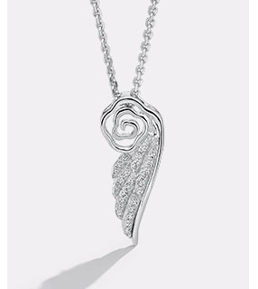 Hallmark Diamond Wing Necklace