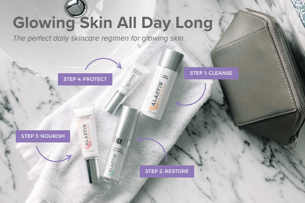 Glowing Skin All Day Long;