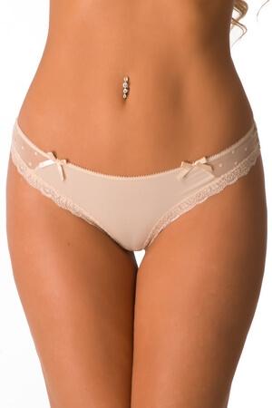 Image of Beige Sugar And Spice Thong