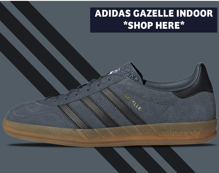 Adidas Gazelle Indoor Grey/Blue/Black