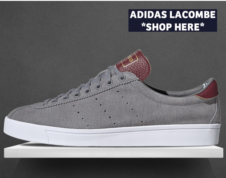 Adidas Lacombe Grey/Burgundy