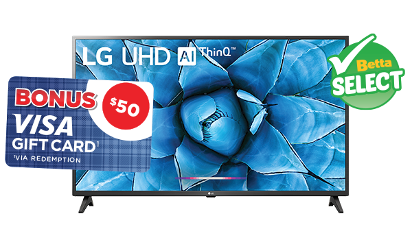 LG 65-INCH 4K ULTRA HD THINQ SMART TELEVISION