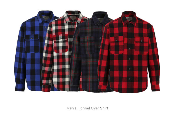 Men’s Flannel Over Shirt

