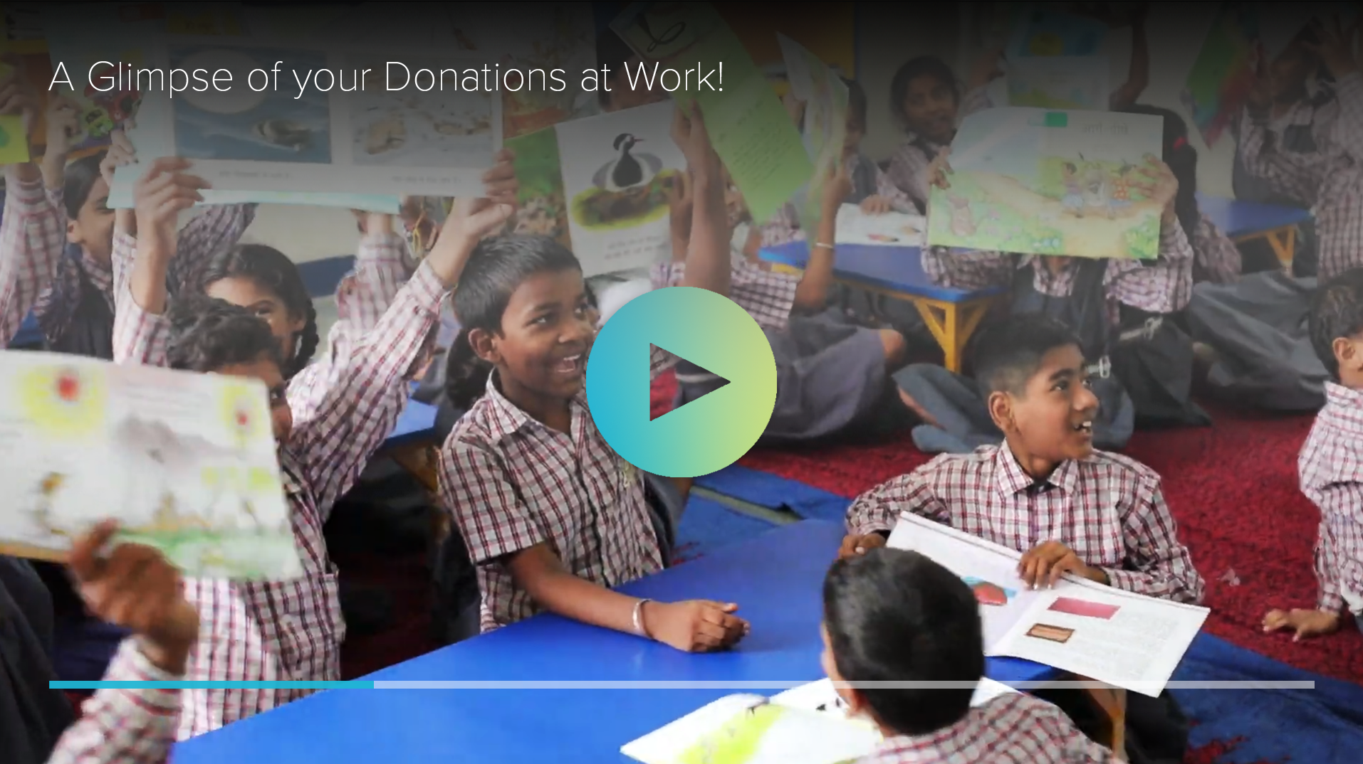 A Glimpse of your Donations at Work