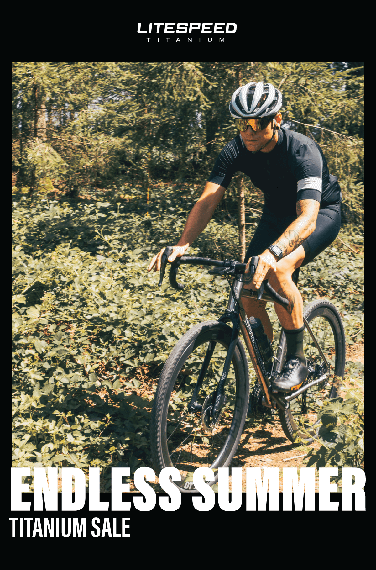 The Litespeed Endless Summer Sale goes on. Shop made-in-the-USA titanium bikes on sale now.