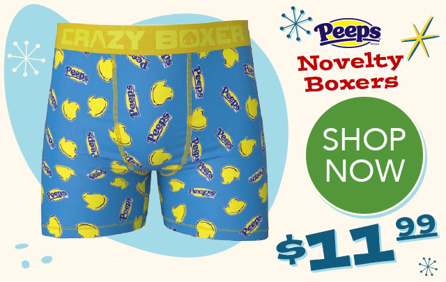 PEEPS Novelty Men's Boxers  - $11.99 - SHOP NOW
