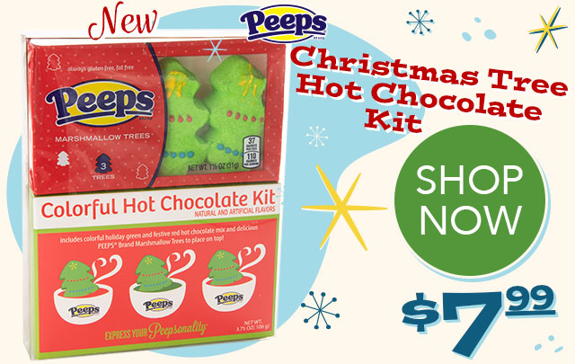 PEEPS Christmas Tree Hot Chocolate Kit - $7.99 - SHOP NOW