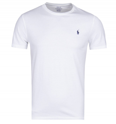 Polo Ralph Lauren Custom Slim Fit White T-Shirt